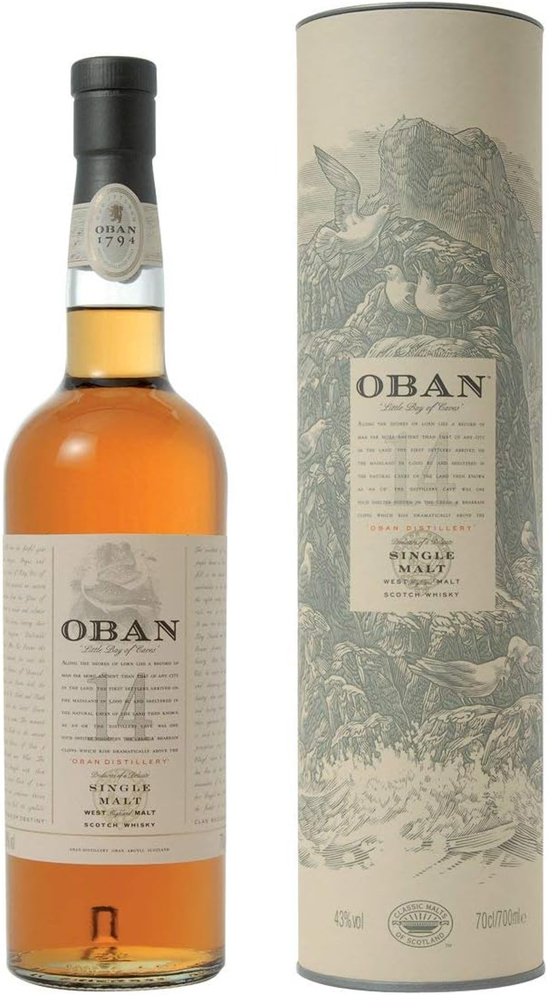 Oban 14 Year Old Single Malt Scotch Whisky 700 Ml