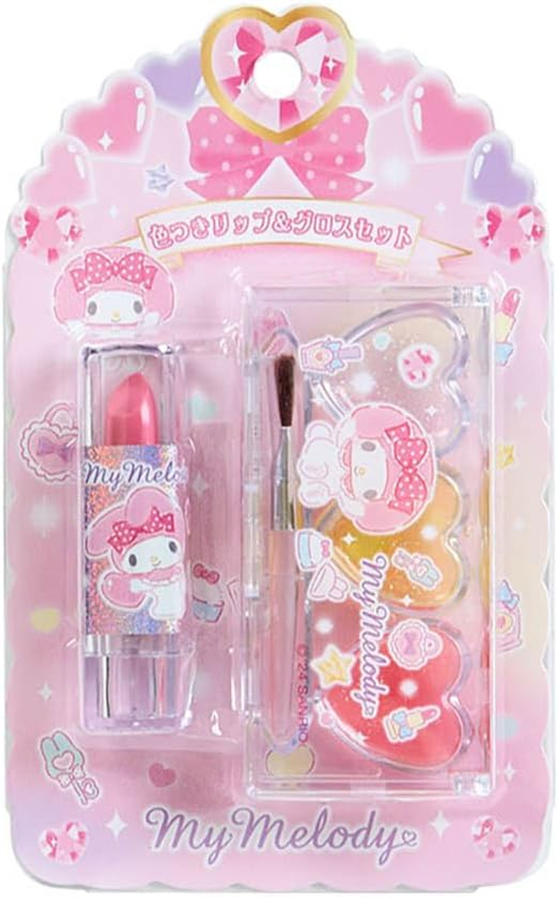 Sanrio 844080 Hello Kitty Colored Lip & Gloss Set