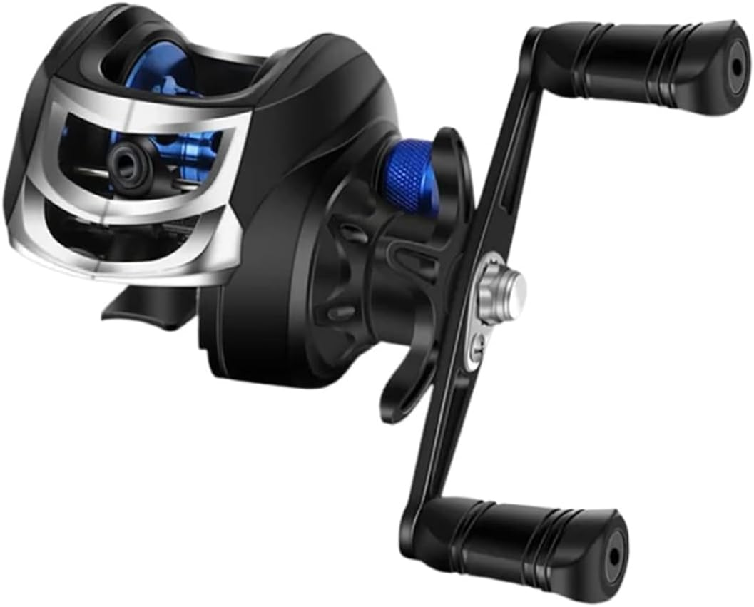 AIMALL Fishing Reel with Anti-Frying Line System, Teardrop Swivel Disc Spinning Reel for Freshwater and Saltwater, Left and Right-Hand Versions