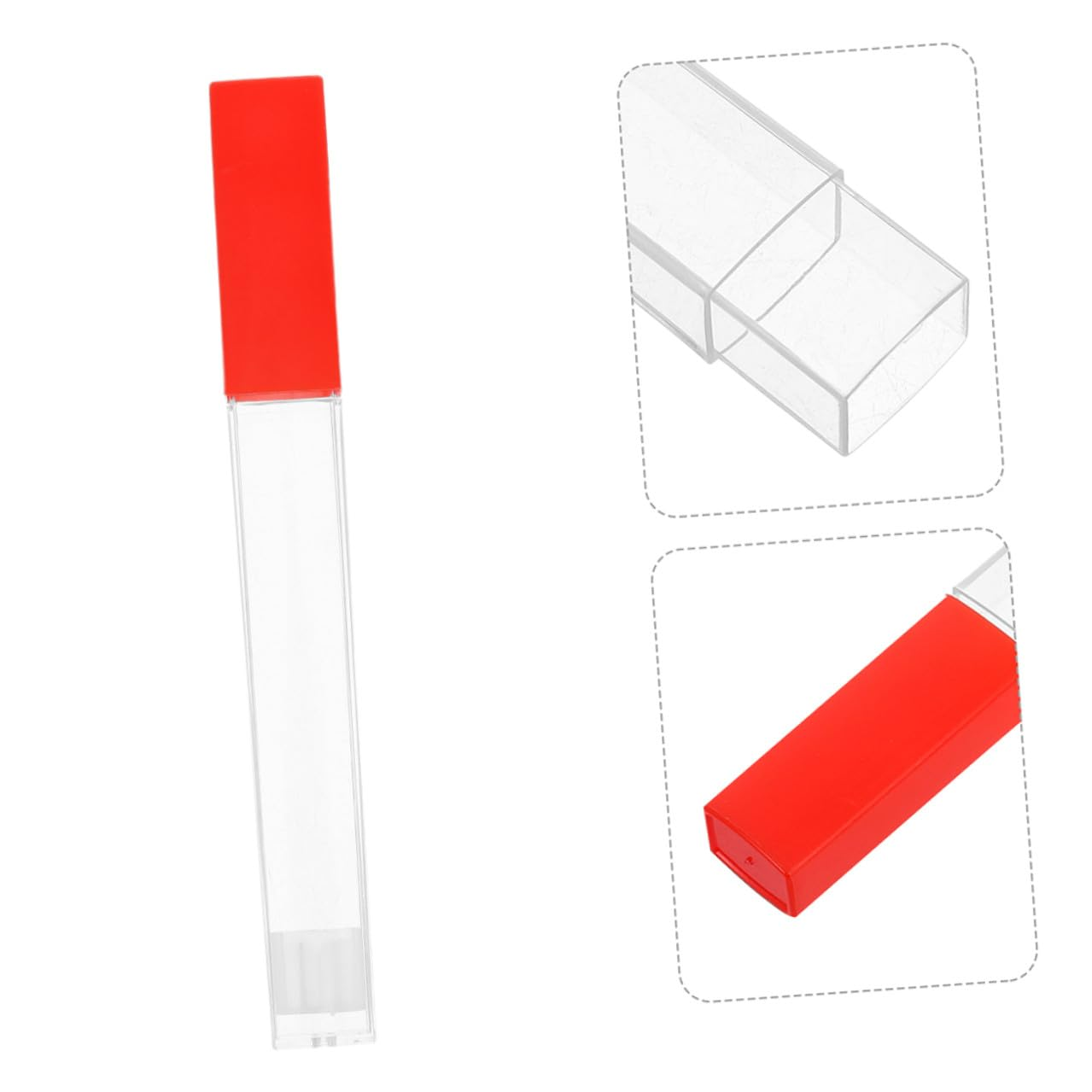 STOBAZA 2Pcs Plastic Thermometer Storage Cases for Adults Multipurpose Thermometer Holder Tubes for Home Hospital Clinic Needle Tool Organization image number 6