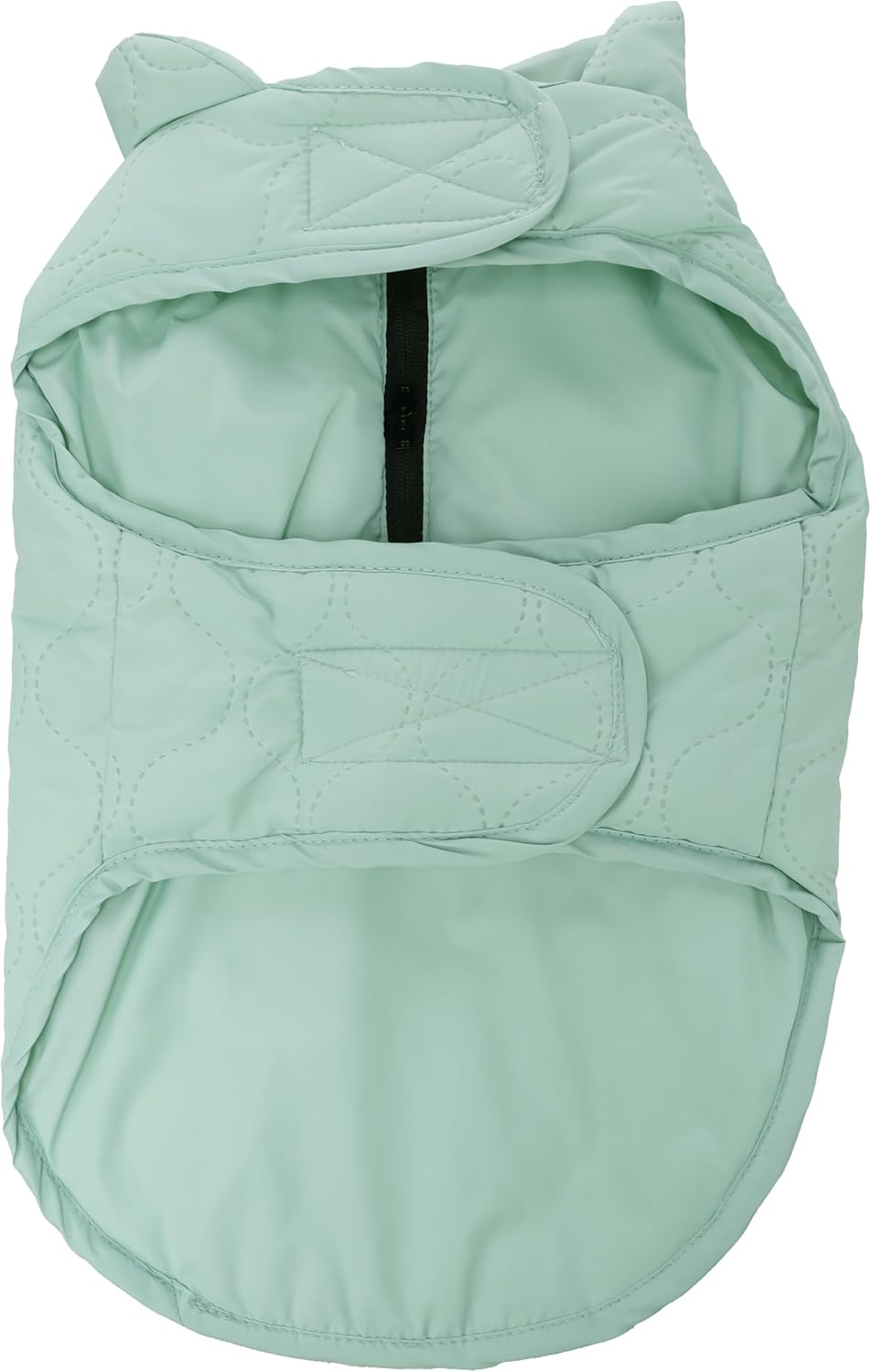 Winter Dog Coat - Tosca Mint Green - A: 35 Cm W: 34-38 Cm C: 50-54 Cm - Polyester - Washable at 30 &deg;C - Soft Fleece - High Collar - Flamingo image number 4