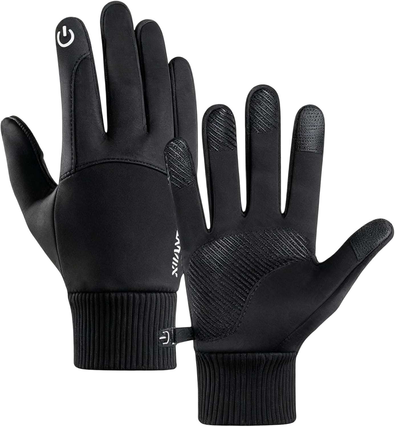 Winter Gloves for Men and Women, Waterproof Touchscreen Fleece Lined Gloves for Cold Weather, Perfect for Running, Cycling, Skiing, and Outdoor Activities image number 3