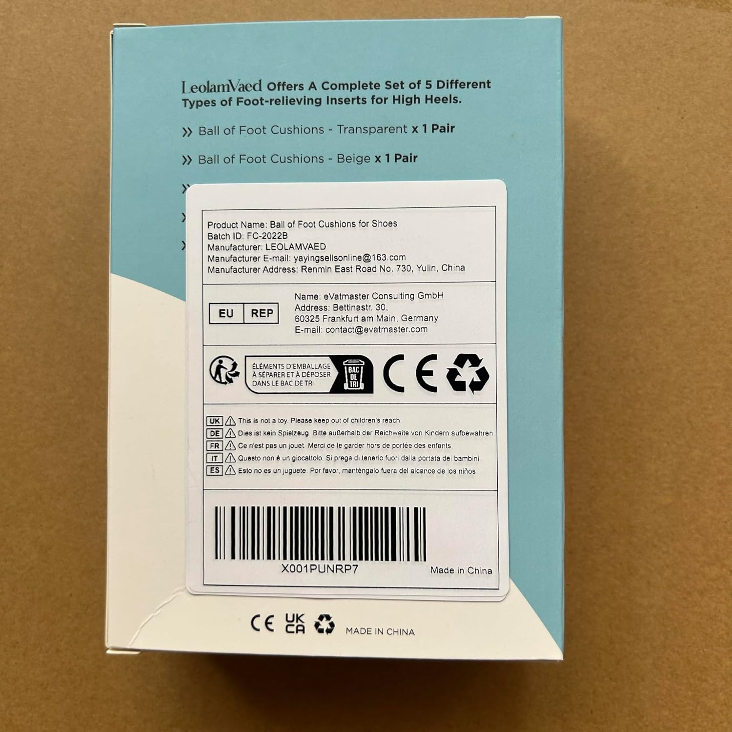 Reusable Metatarsal Pads Women, Ball of Foot Cushions for Women All Day Pain Relief and Comfort, Washable Heel Pads One Size Fits All High Heel Inserts (10 Pieces in a Set) - All In One_Set B image number 2