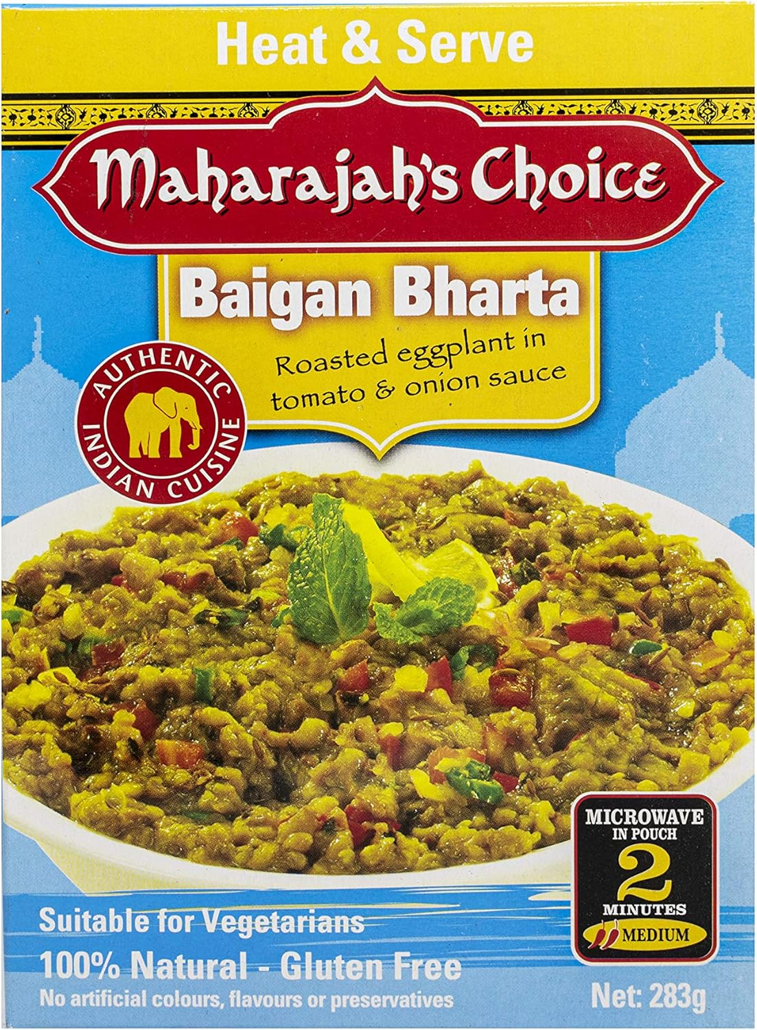 Maharajah'S Choice Ready Meal Baigan Bharta, X 283G