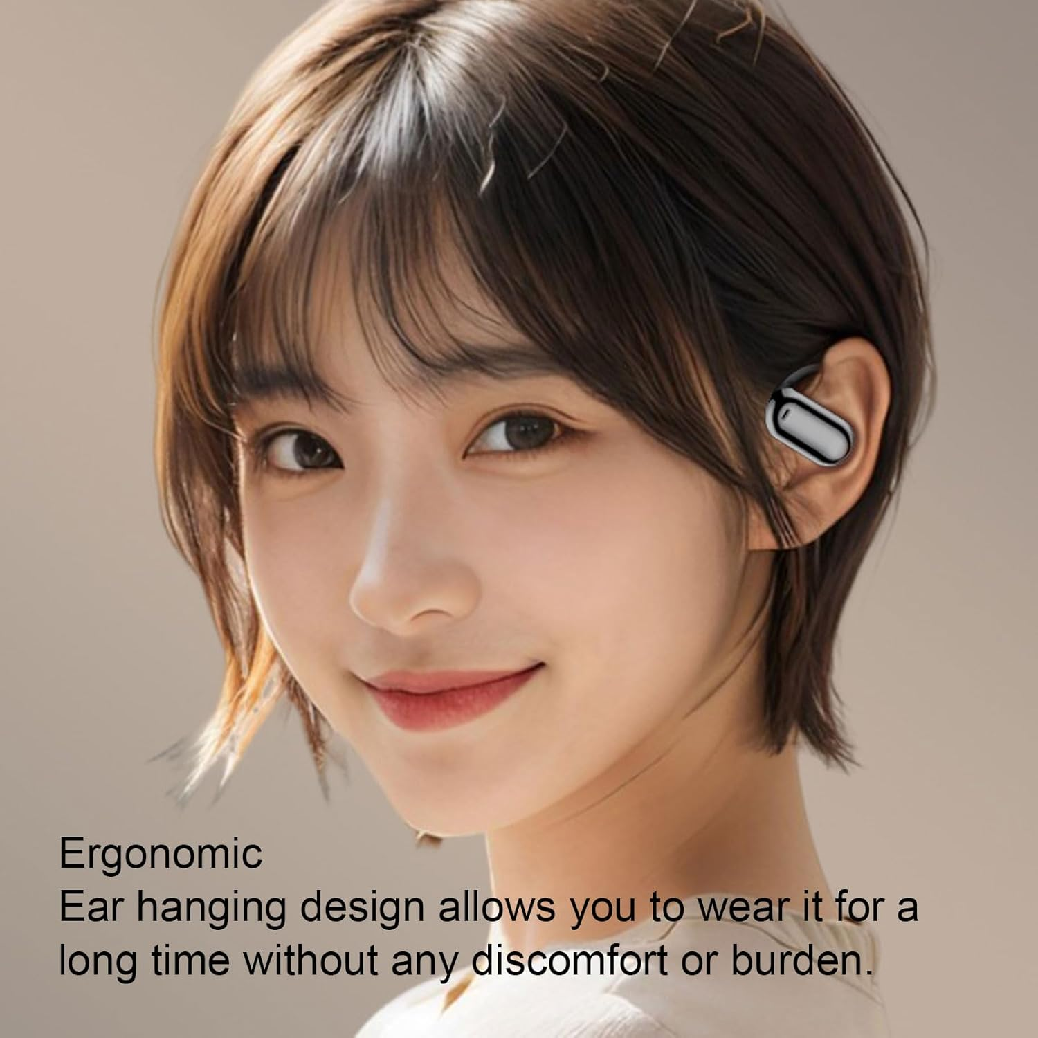 XUMIUZIY AI Translation Earbuds Real Time, Bone Conduction Buletooth Translator Earbuds with 80 Languages, Ear Hook, Noise Cancelling, 4 Translation Modes for Business Travel