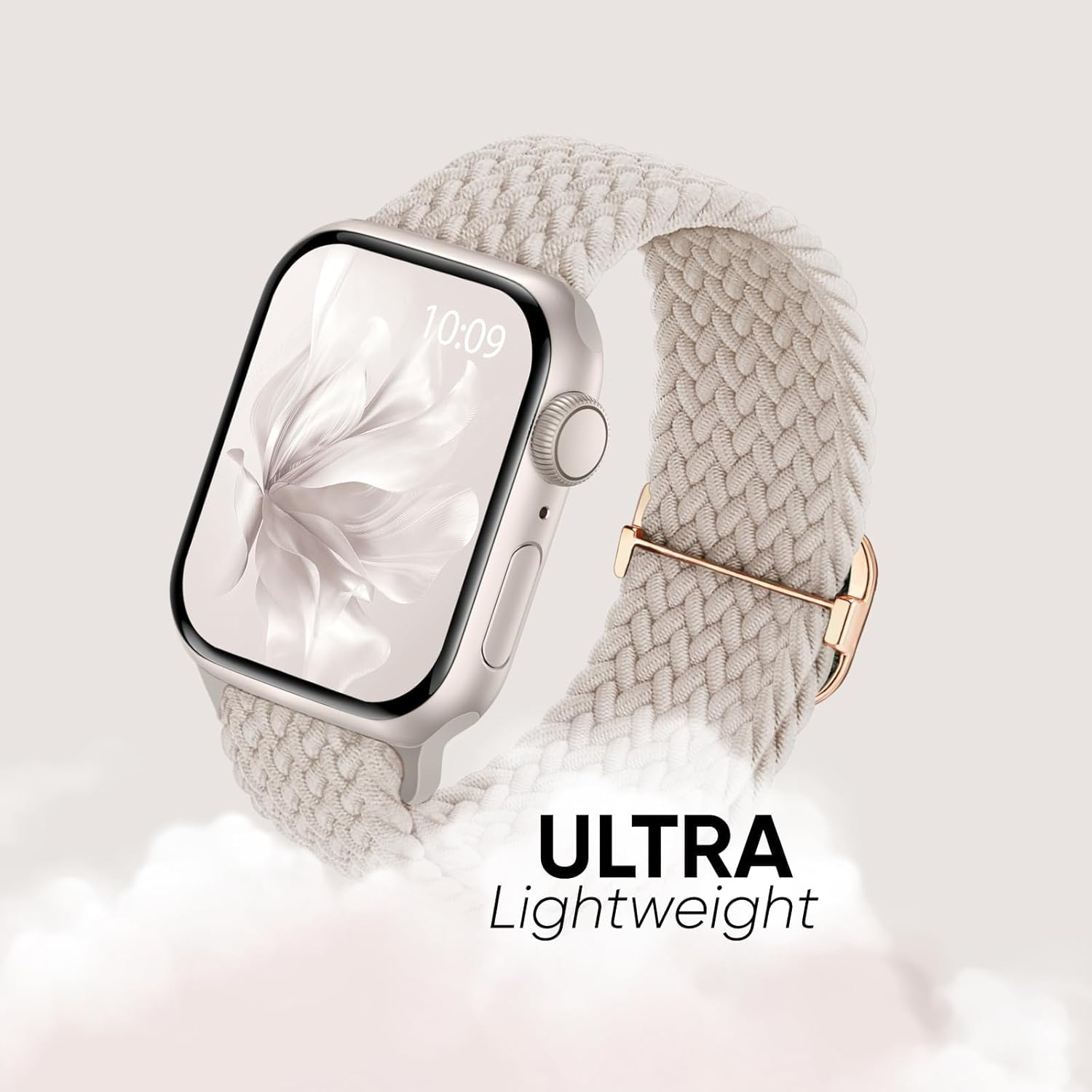 Ixtra 4 Pack Braided Stretchy Solo Loop Compatible with Apple Watch Band 38/40/41/42Mm, 42/44/45/46/49Mm Women Men, Adjustable Nylon Strap Wristband for Iwatch Series10 9 8 7 6 SE 5 4 3 2 1 Ultra1/2 image number 6