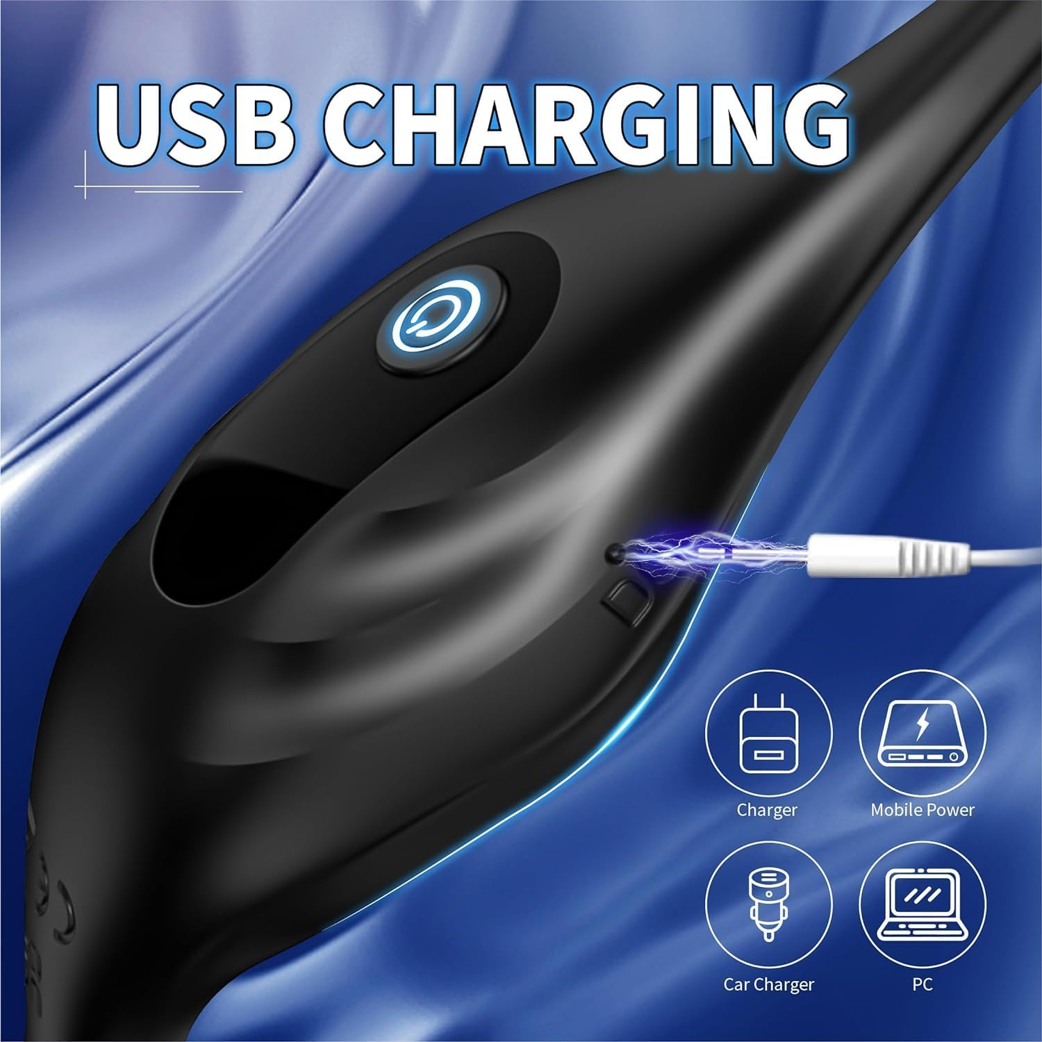 Thrusting Anal Vibrator Prostate Massager, Vibrating Cock Ring, Remote Control Anal Butt Plug, 9 Vibration Modes, Anal Bead，Male Vibrators for Men Adult Toys, Sex Toys for Men and Couple Pleasure image number 4