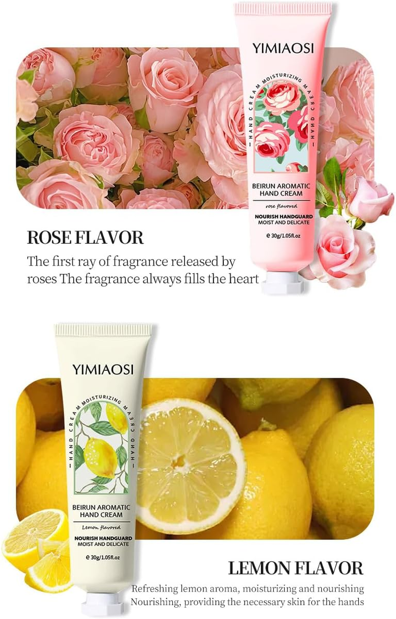 10 Pack Travel Size Hand Cream Bulk - Natural Plant Fragrance Moisturizing Lotion for Dry Cracked Hands, Gift Set for Women & Teens (Mom, Teacher, Nurse, Bridesmaid) - Birthday, Mothers Day, Nurses Week, Teacher Appreciation image number 1