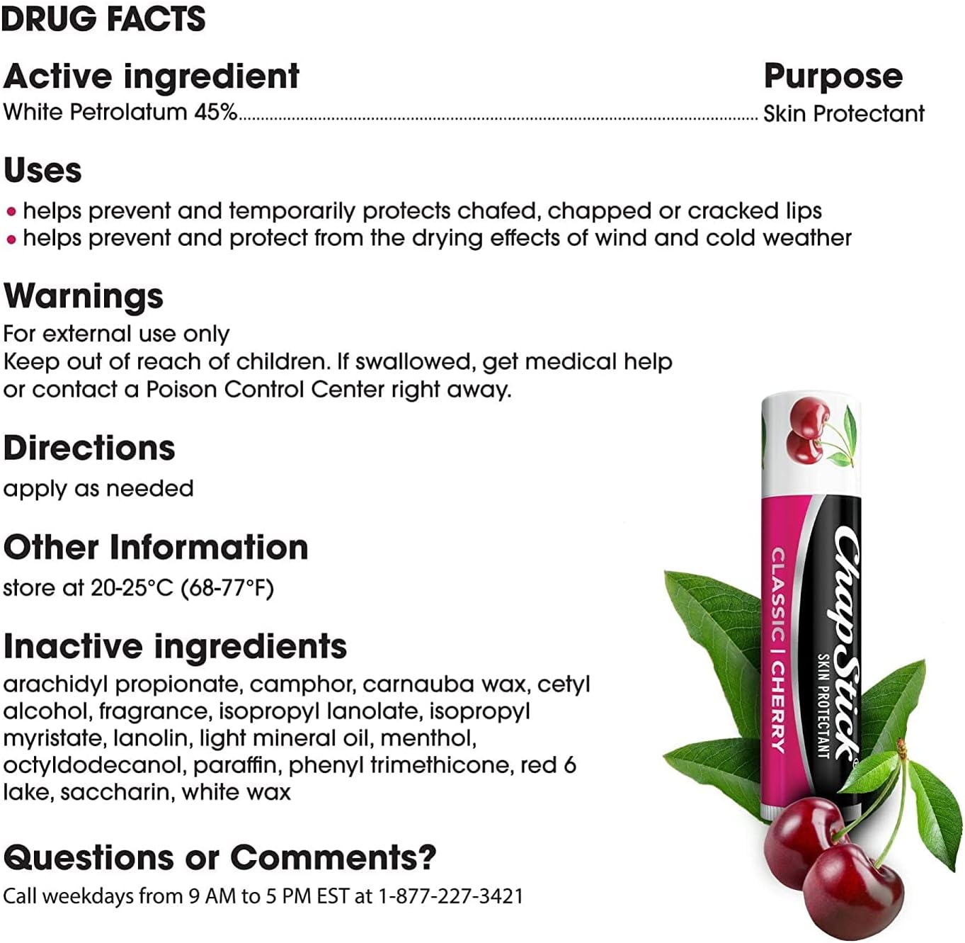 Chapstick Classic - Cherry (3 Pack) image number 6