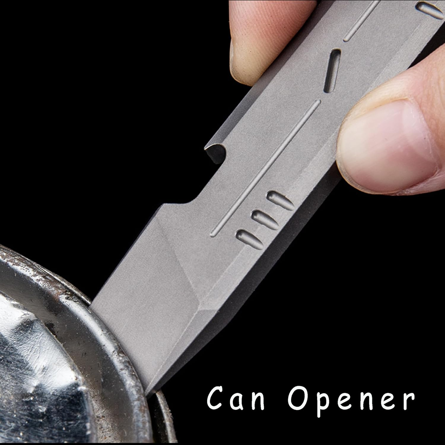 Titanium Pry Bar EDC Crowbar Multi Ti EDC Tool Multifunctional Bottle Opener Screwdriver Prybar Portable Outdoor image number 5