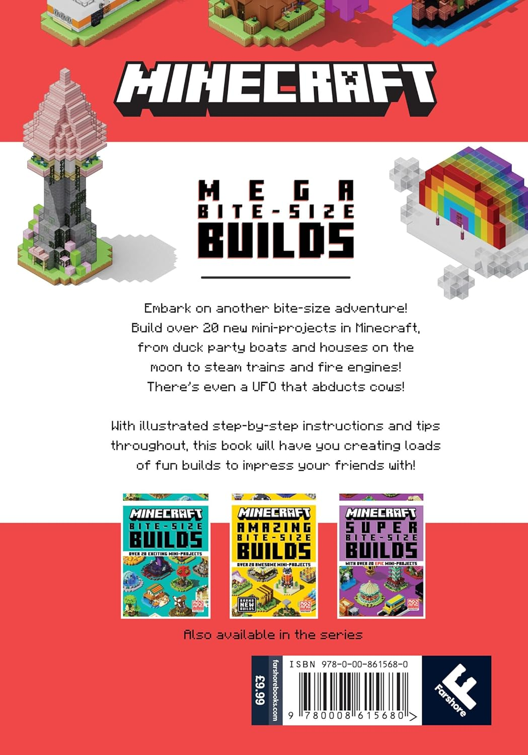 Minecraft Mega Bite-Size Builds: an Official Minecraft Illustrated Guide with over 20 Brand-New Mini-Projects to Build in the Game: Perfect for Beginners and Kids, Teens and Adults Alike! image number 2