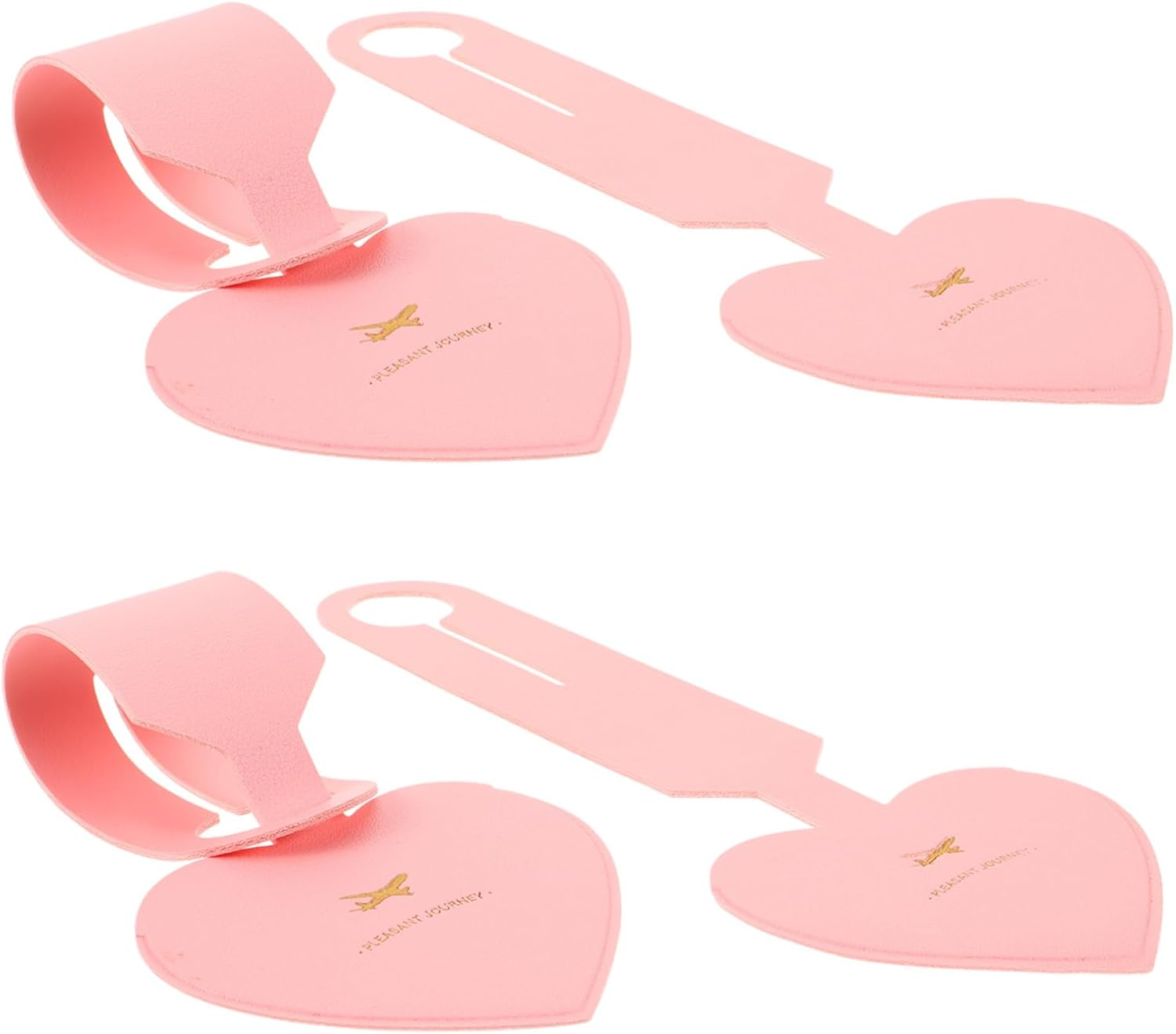 CONGARTENO 4Pcs Luggage Tags Labels for Travel Suitcase Tags Names Cute Bag for Suitcases image number 1