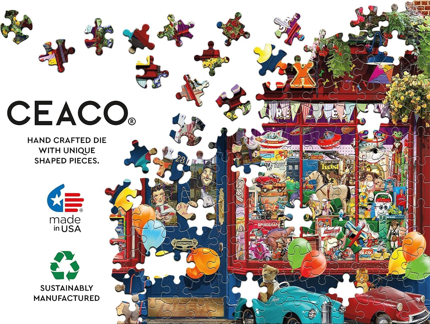 Ceaco - Shop Windows - Toy Box - 1000 Piece Jigsaw Puzzle image number 2