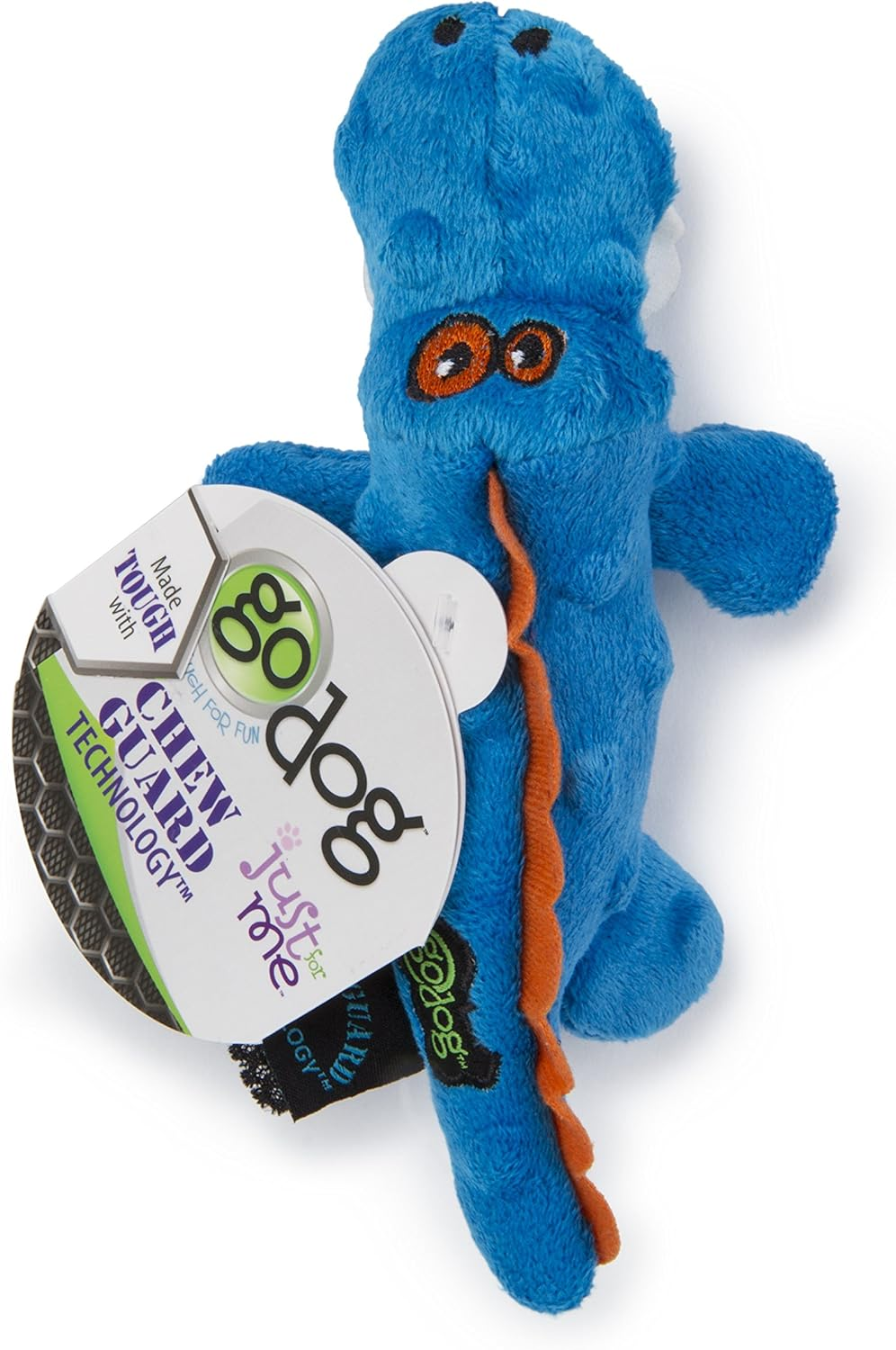 Godog Just for Me Gator Dog Toy, Blue image number 2