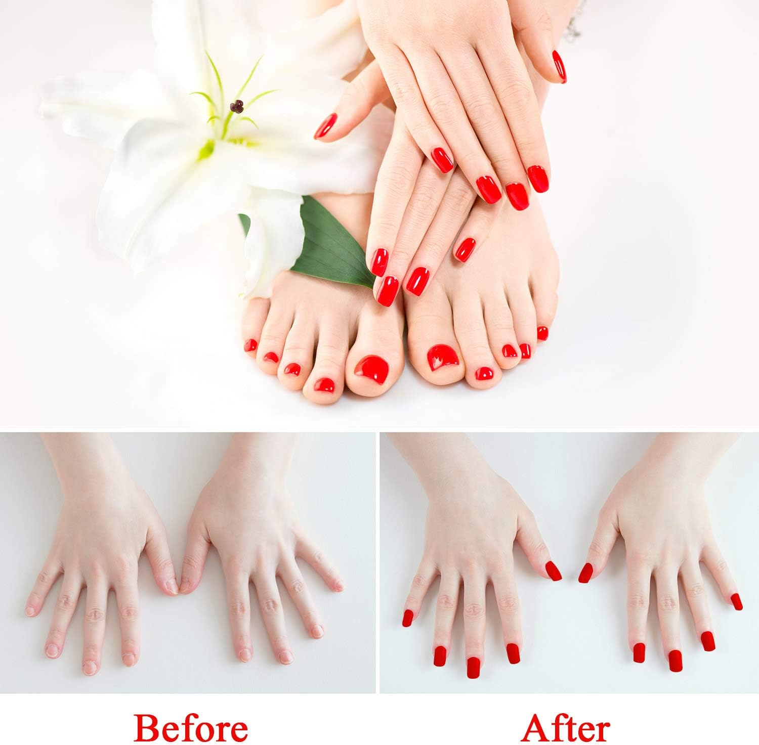 Boao 30 Pieces Wearable Nail Polish Remover Caps Soak off Silicone Gel Fingernail Wrap Cleaner Reusable Caps in Purple, Rosy and Pink for DIY Nail Supplies image number 2