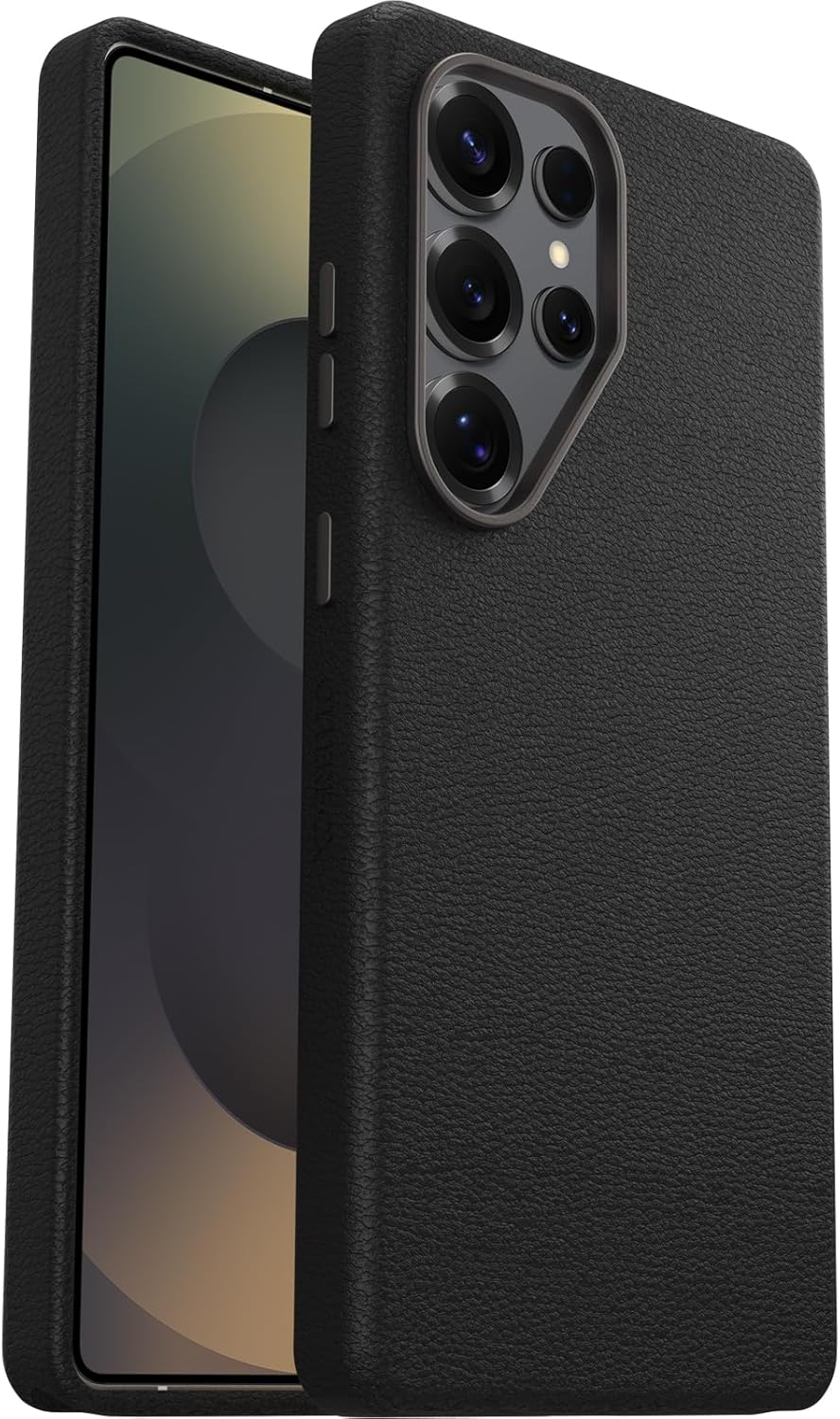 Otterbox Symmetry Series Cactus Leather Case for Samsung Galaxy S25 Ultra, Shockproof, Drop Proof, Protective Thin Case, 3X Tested to Military Standard, Black image number 4