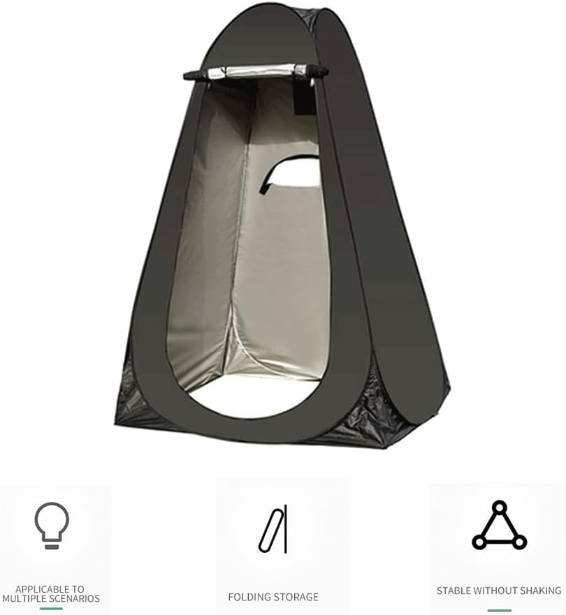 Portable Pop up Privacy Tent,Camping Shower and Changing Tent,Portable Privacy Tent with Bag for Camping, Beach, Hiking, Travel,Portable Folding Toilet Potty for Adults, Outdoor Camp Shower image number 3