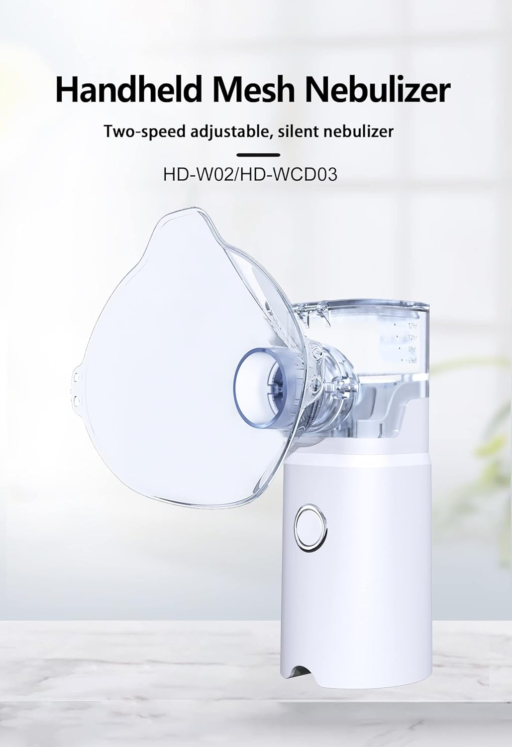Handheld Mesh Inhaler Automatic Inhalators for Adults and Children Mini Ultrasonic Humidifier for Home and Rechargeable Travel Use Mesh Inhalators with Masks and Mouthpieces image number 3