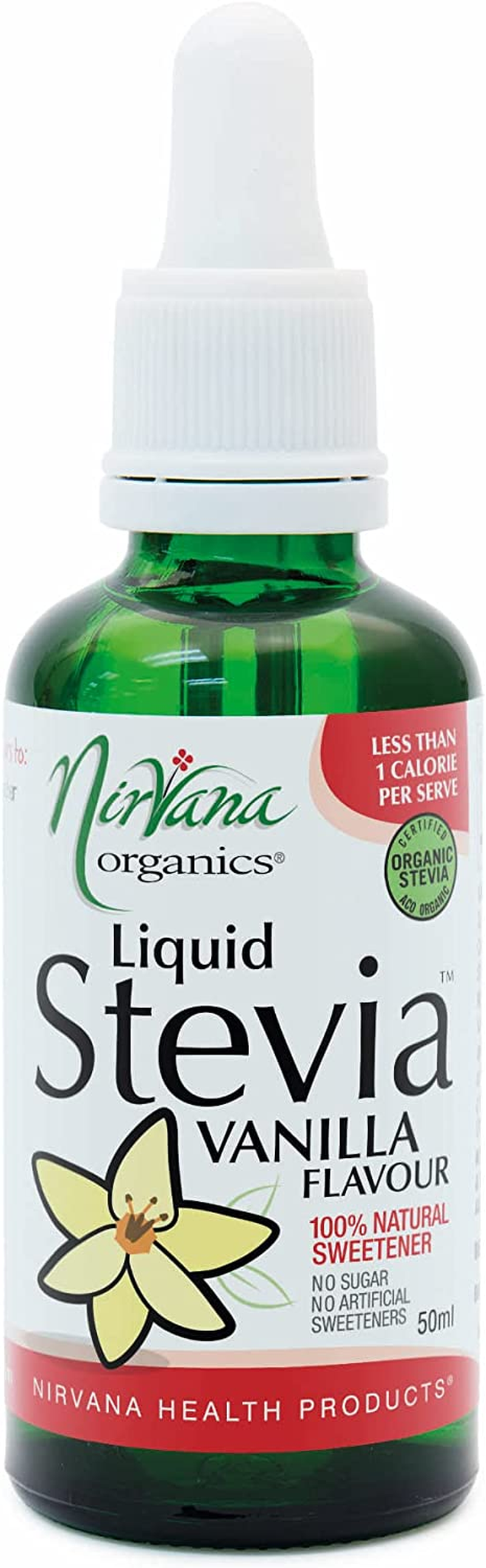 Nirvana Organics Liquid Stevia Caramel Flavour Sweetener 50Ml image number 3