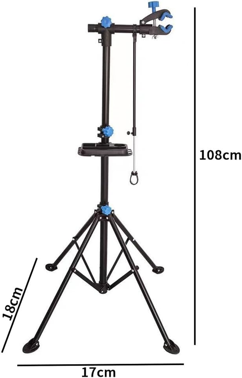 TOMVAES Bike Repair Stand,Shop Home Bicycle Mechanic Maintenance Rack,Height Adjustable for Home Bicycle Mechanic Quick Rele