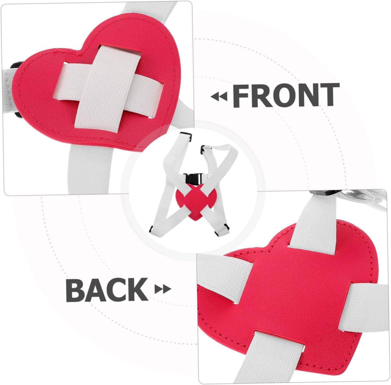 GAROZATION Luggage Straps for Suitcases Travel Belt Elastic Bungee Suitcase Straps Bag image number 4