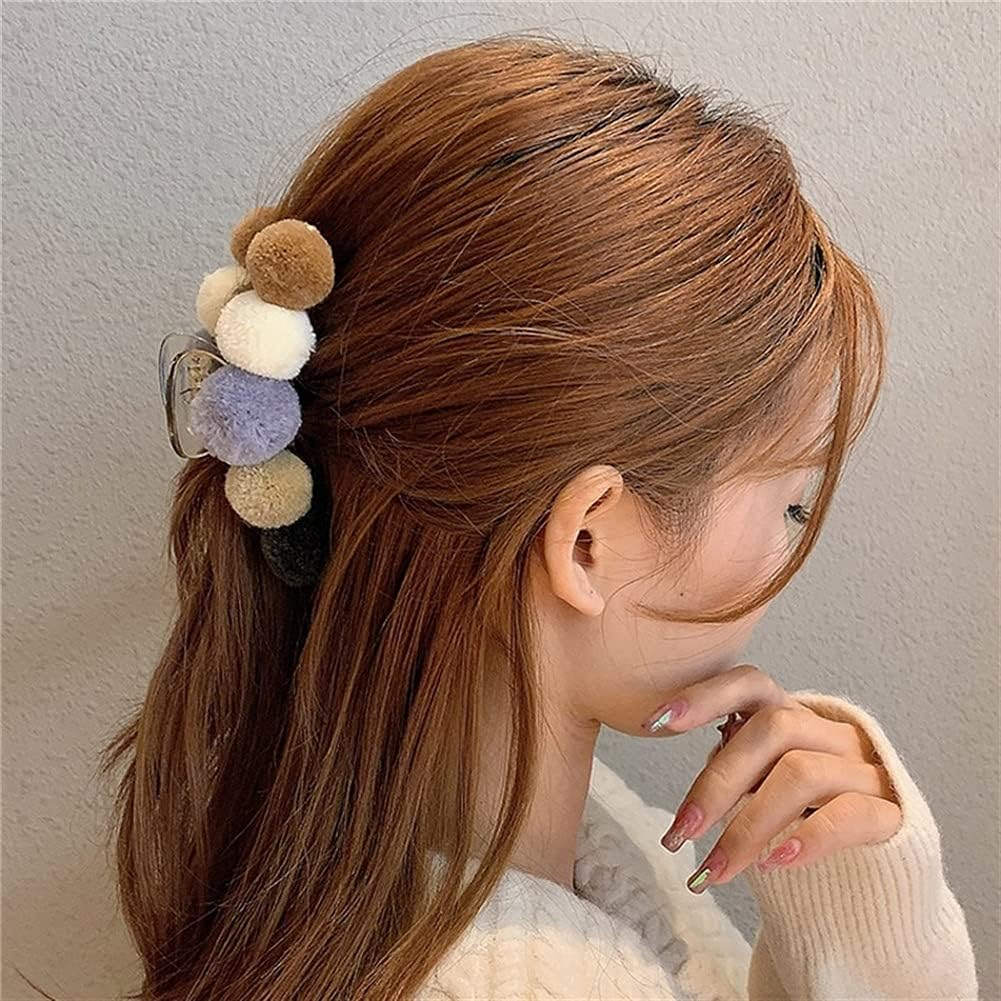 Hair Bobby Pins,Barrettes,Snap Clip,Hair Slides,Women Hairpins Big Claws Crab Hairpins Barrettes Ponytail Girls Hair Accessories Ornaments (Color : A) image number 6