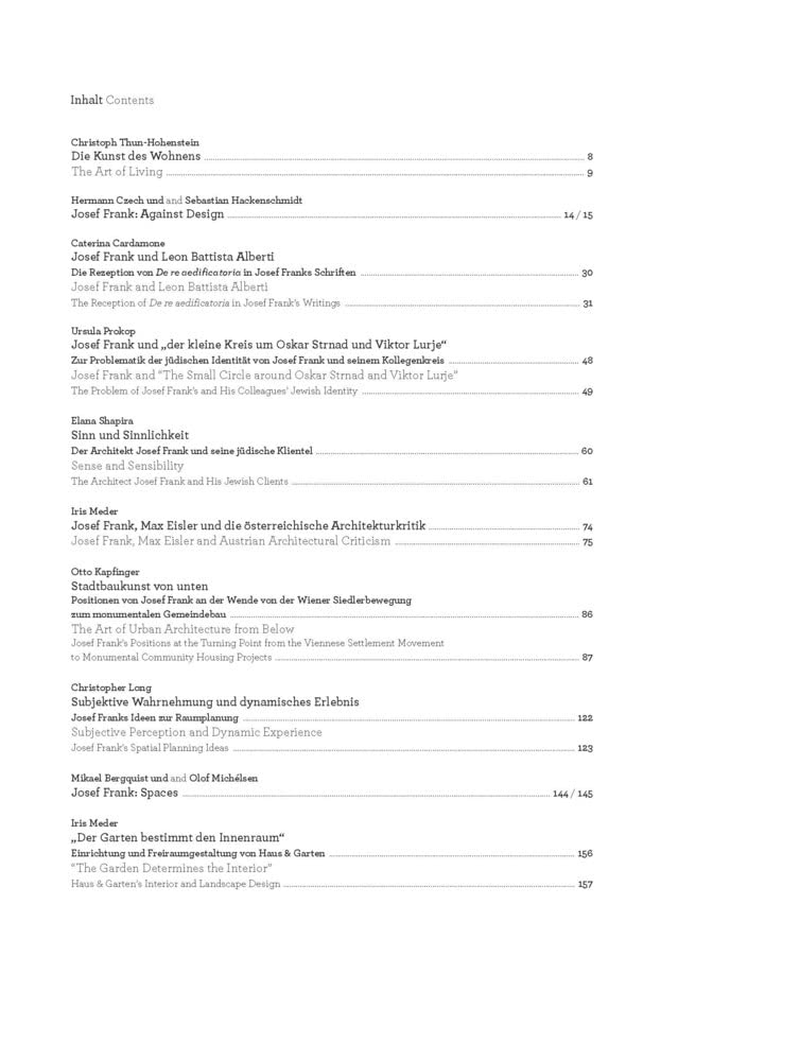 Josef Frank: against Design: Das Anti-Formalistische Werk Des Architekten / the Architect&rsquo;S Anti-Formalist Oeuvre image number 4