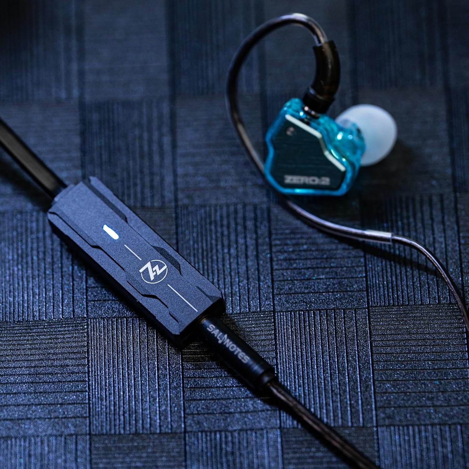 Linsoul 7HZ SEVENHERTZ 71 Portable Headphone Amplifier DAC Dongle with AK4377 Chip, High-End OCC Cable, Supports Android 5.1 and Above image number 1