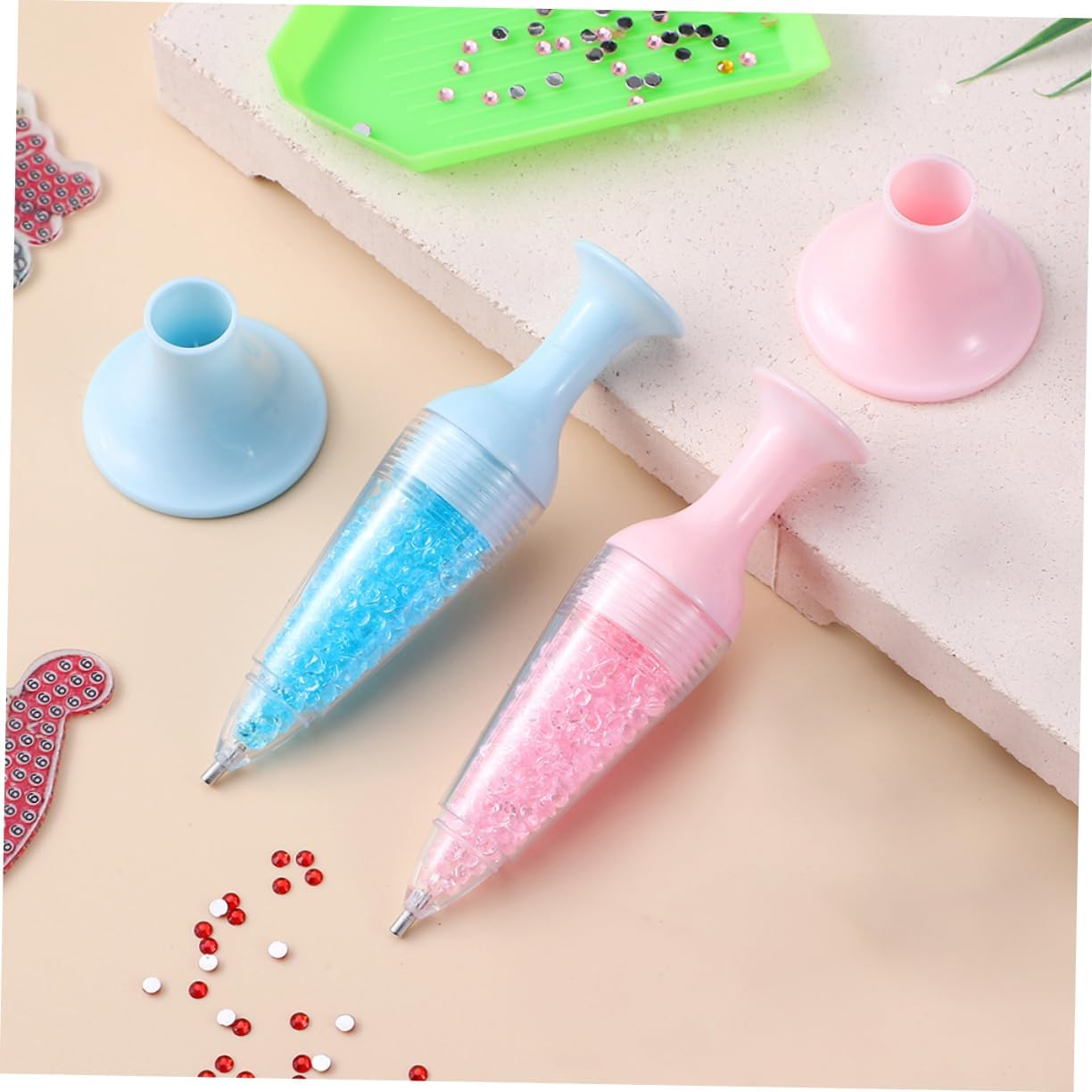 ARTIBETTER 3Pcs Rhinestone Dotting Tool Ergonomic Nail Art Pen for Crafting Versatile Painting Pen for Rhinestone Applications Compact and Lightweight Design for Nail image number 3