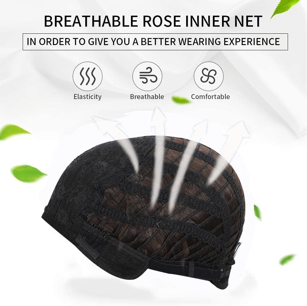 Sabosi Mullet Wig Orange 80S Men Wig,Punk Rocker Hair Party Daily Halloween Costumes Long Wigs - Black image number 5