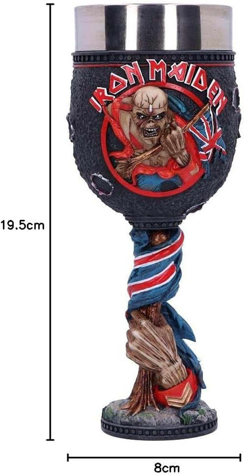Nemesis Now Officially Licensed Iron Maiden the Trooper Goblet 19.5Cm, Red image number 1