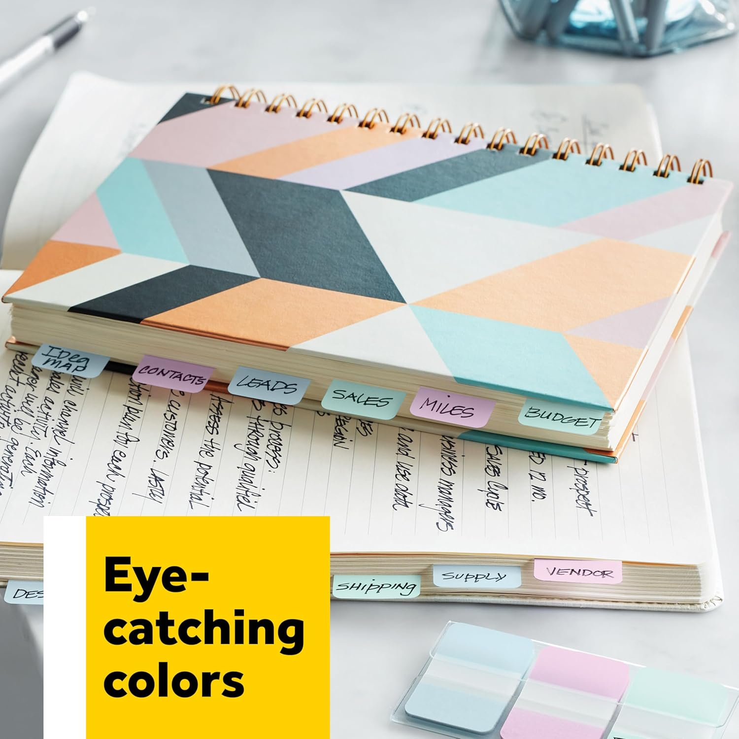 Post-It Tabs, .625 X 1.5 Inches, 4 Colors, 10/Color, 40/Dispenser (676-AYPV) image number 6