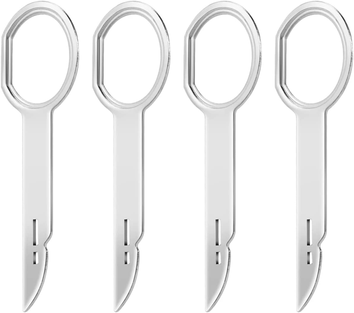 Radio Removal Tool Key Set for Ford, Volkswagen, Audi, and Mercedes, Car CD DVD Host Key Disassembly Tool 4PCS