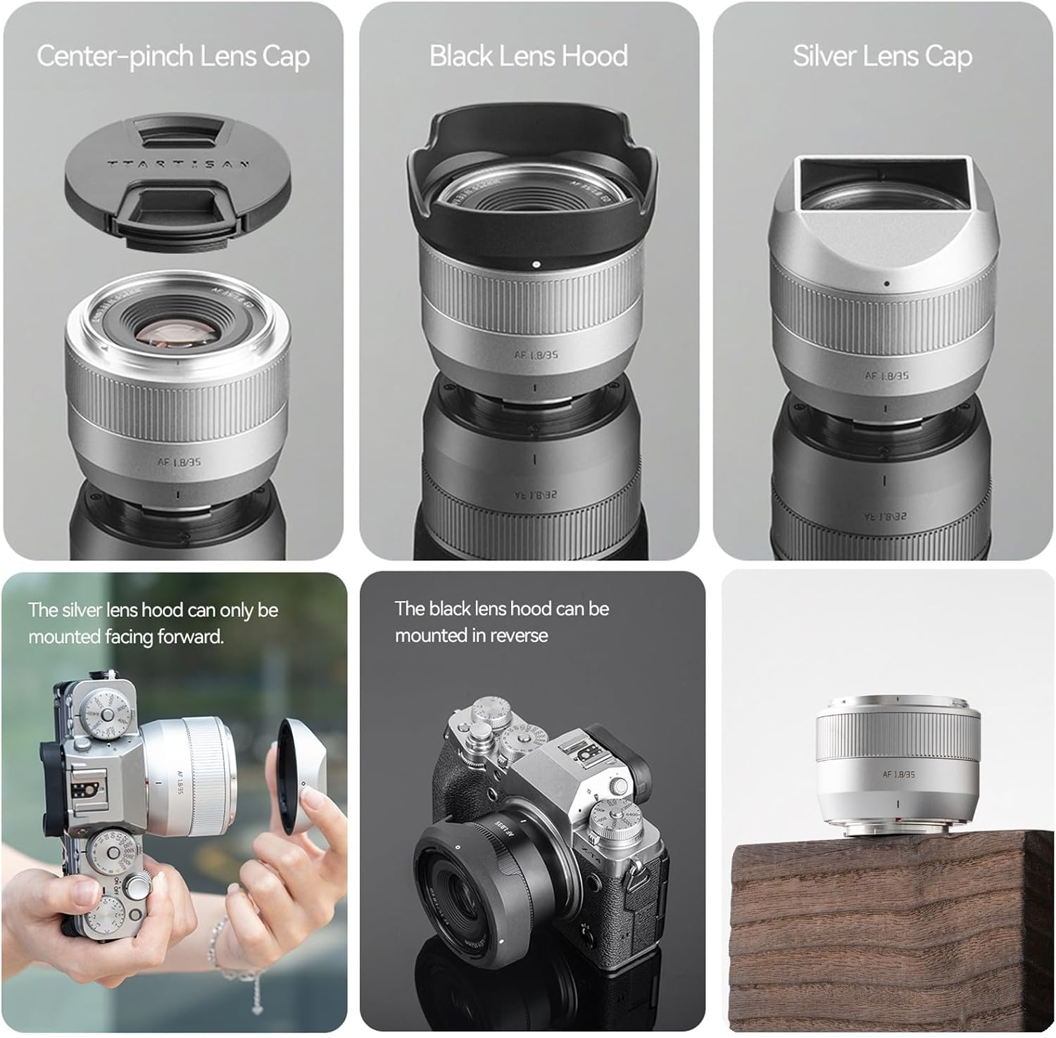 Ttartisan 35Mm F1.8 II X-Mount APS-C Lens for Fuji X-Mount, Auto Focus Large Aperture Lens for Fuji Fujifilm Cameras X-H2 X-T10 X-T100 X-T20 X-T200 X-T3 X-T30 X-T30II X-A7 X-T4 X-T5 X-T50 X-Pro3 image number 5