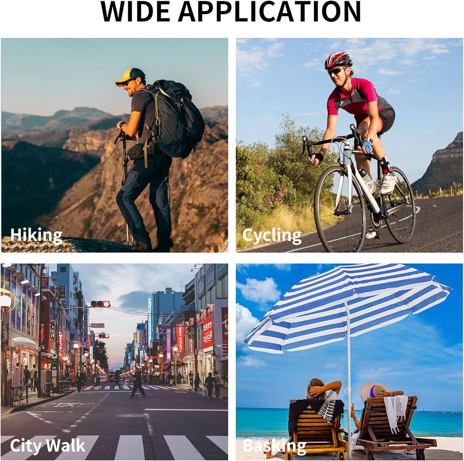 Rcstyle Compatible with Ray-Ban Meta Wayfarer(Standard) Smart Glasses Color Changing Clip Set, Dark Green, Night Vision Yellow, Black, Brown, RW4008 4Pcs image number 5