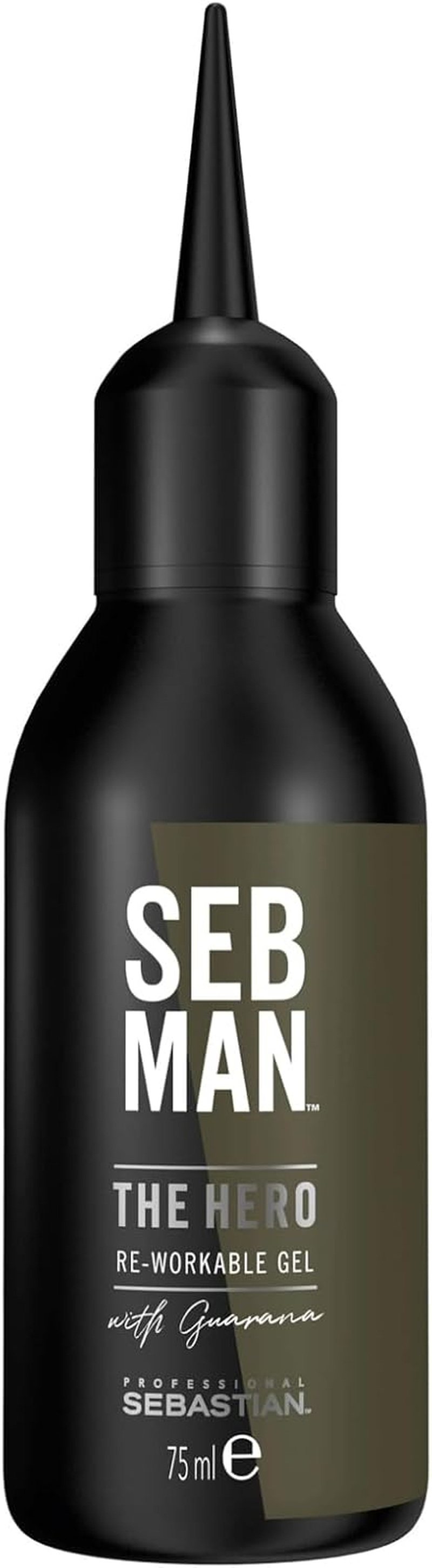 Seb Man the Hero - Remodelable Gel - Shiny Finish with Strong Hold - for All Hair Types - 1 X 75 Ml image number 1