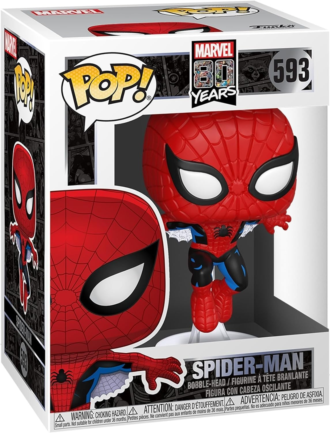 FUNKO POP! Marvel: First Appearance - Spider-Man, 80 Years image number 3