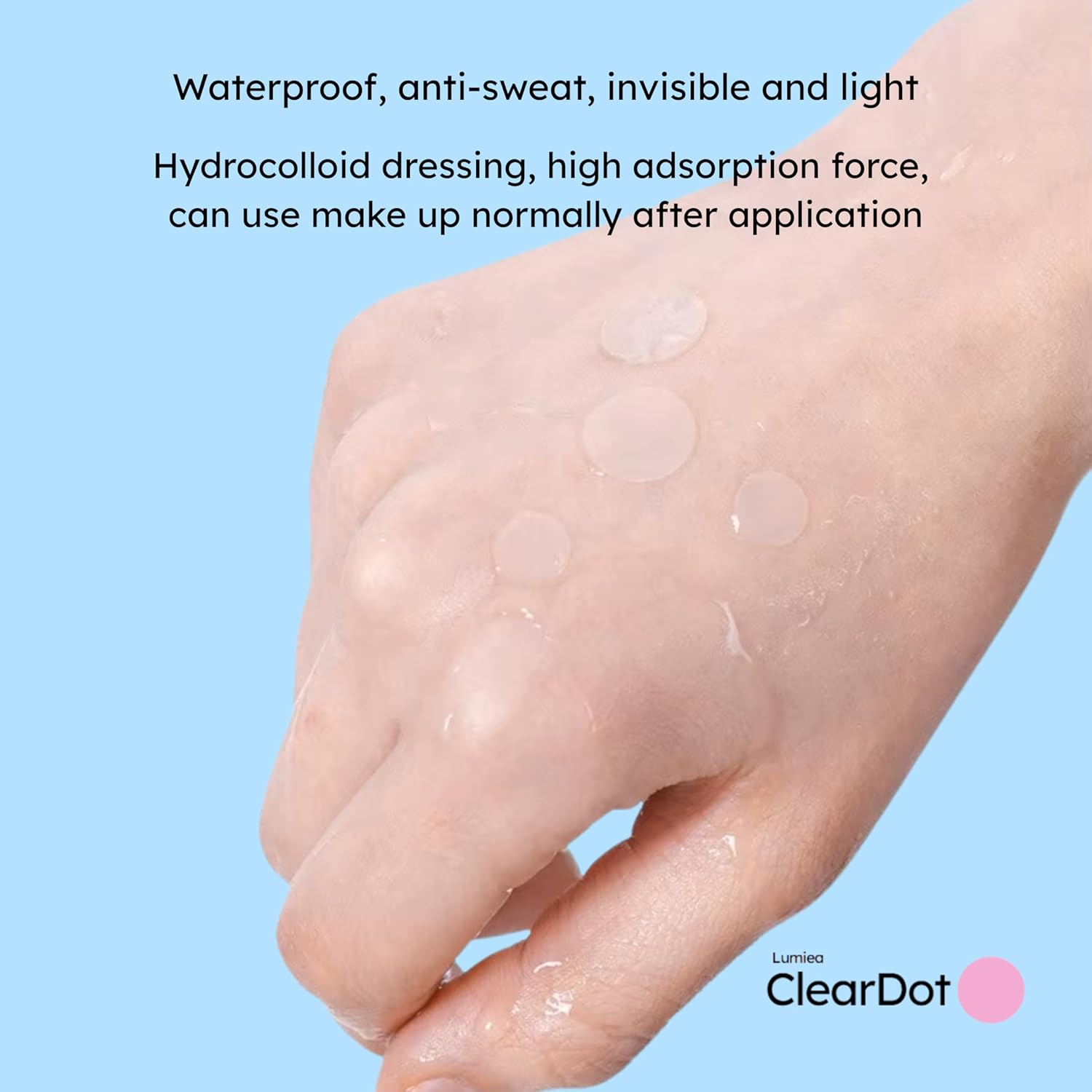 Lumiea CLEAR DOT - PIMPLE PATCHES - Shrink Pimples Overnight - Suitable for Sensitive Skin - Medical Grade Hydrocolloid - 36 Patches image number 4
