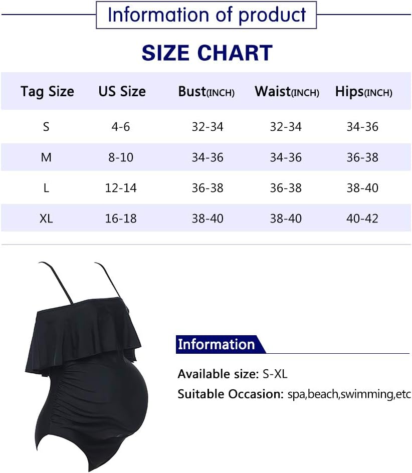 Summer Mae Women'S Maternity Tummy Control Swimsuit Ribbed One Piece Bathing Suit Button Neck Swimwear image number 4