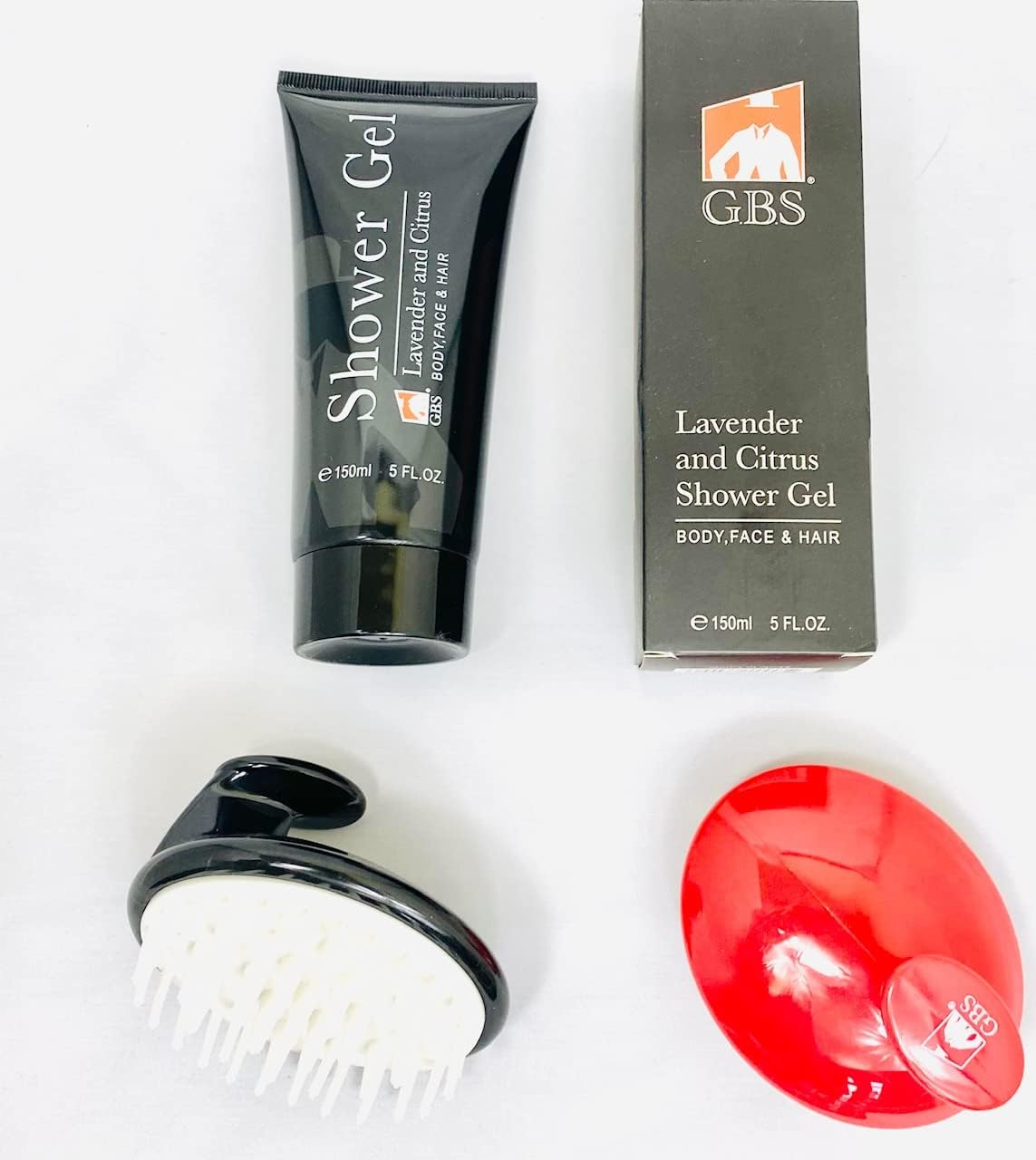 GBS Beard Scrubber - Includes Beard Wash & 2 Beard Scrub Hair Brushes - Cleanses, Conditions & Refreshes - Sandalwood 150Ml Helps Maintain Healthy Growth Enriches and Tames the Beard image number 4