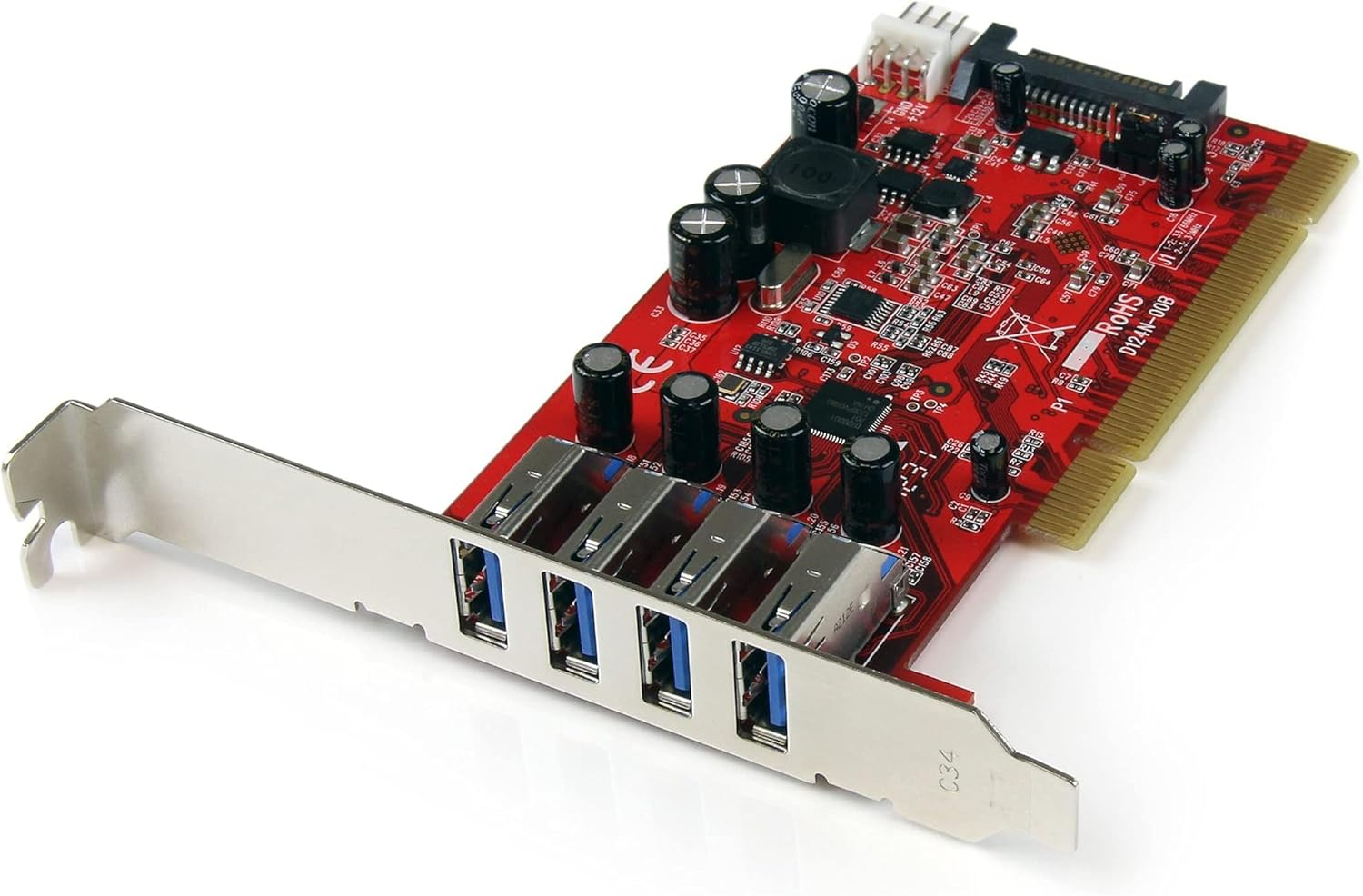 Startech.Com 7 Port PCI Express USB 3.0 Card Standard and Low-Profile Ports PEXUSB3S7 image number 5