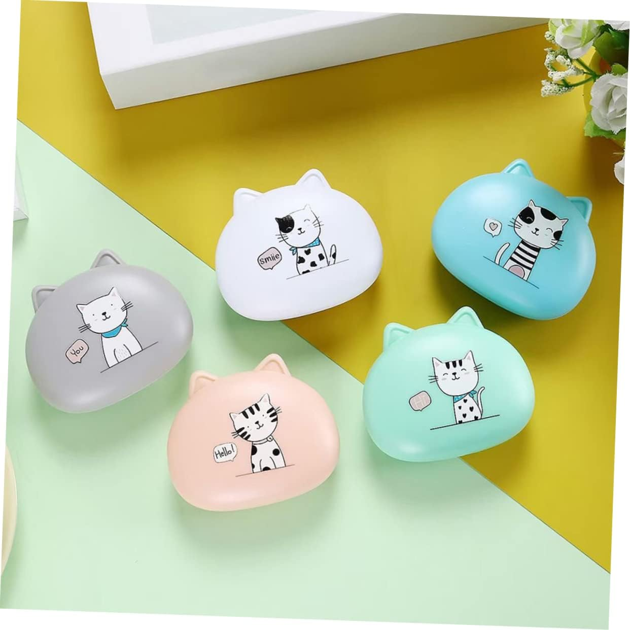 POPETPOP In-Ear Wired Earphones with Microphone Compatible with Huawei Phones Portable Corded Headphones for Computer Use Dc5.00 Voltage image number 2