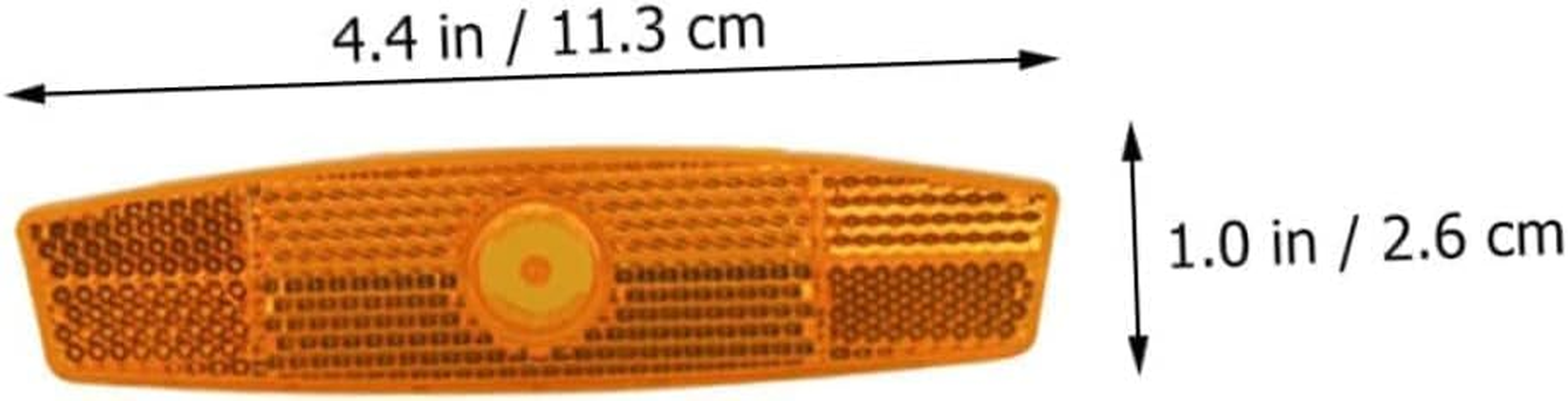 10Pcs Wezxrauo Ultra Bright Orange Bike Wheel Reflectors, Universal Spoke Reflectors for Bicycles and Motorcycles, High Visibility Safety Reflector Kit for Night Riding Warning & Cycling Accessories image number 4