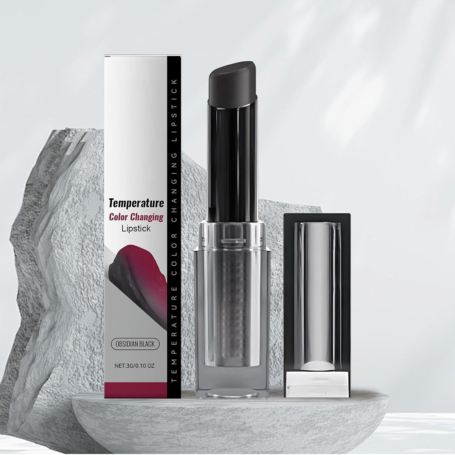 PH Lipstick Color Changing - Mood Lipstick Color Changing Long Lasting, Moisturizing Color Changing Lip Balm, Smudge-Proof Lipgloss, Cheek Tint for Women Girls Daily Makeup image number 5