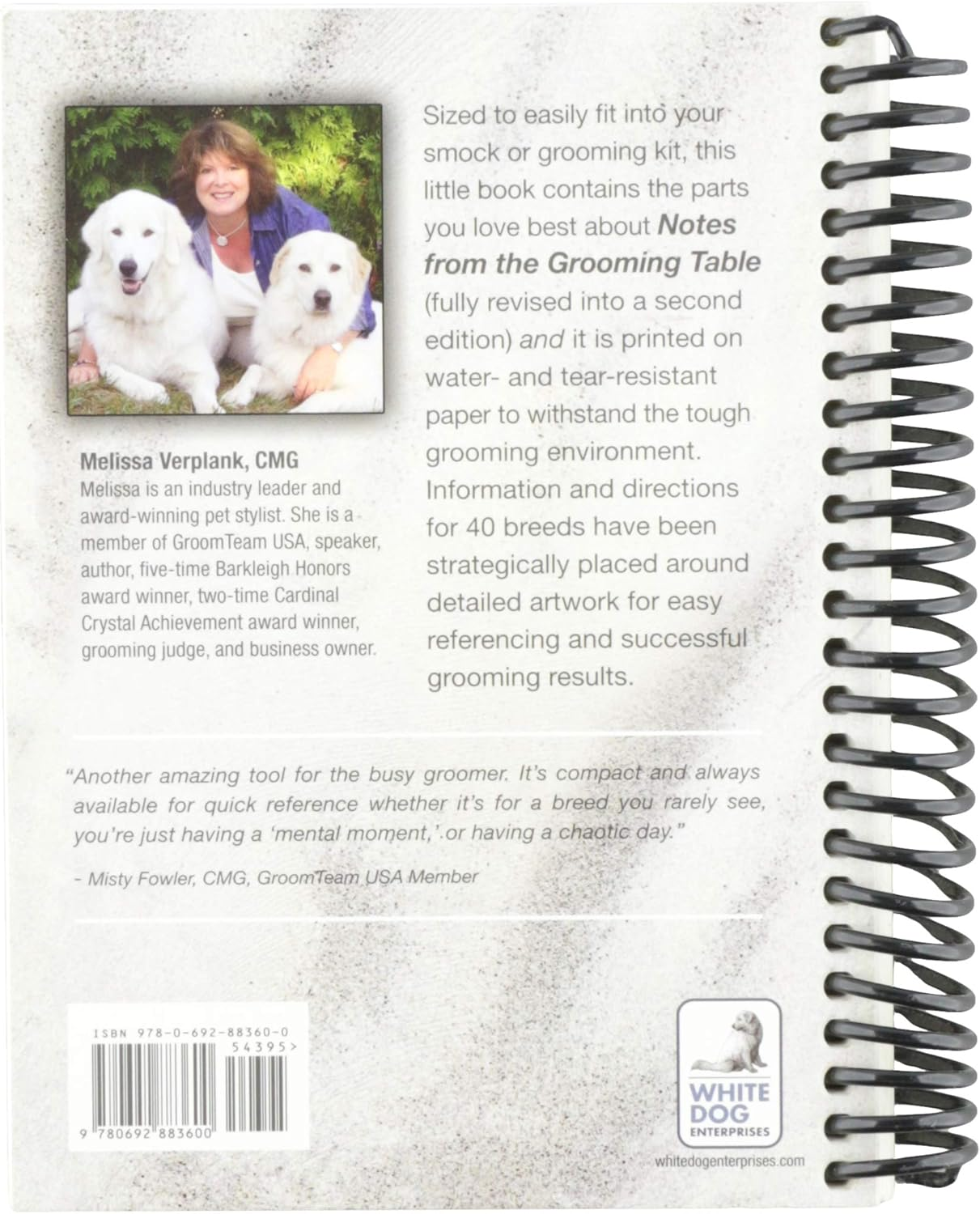 Paragon 9780692883600 Notes from the Grooming Table image number 1