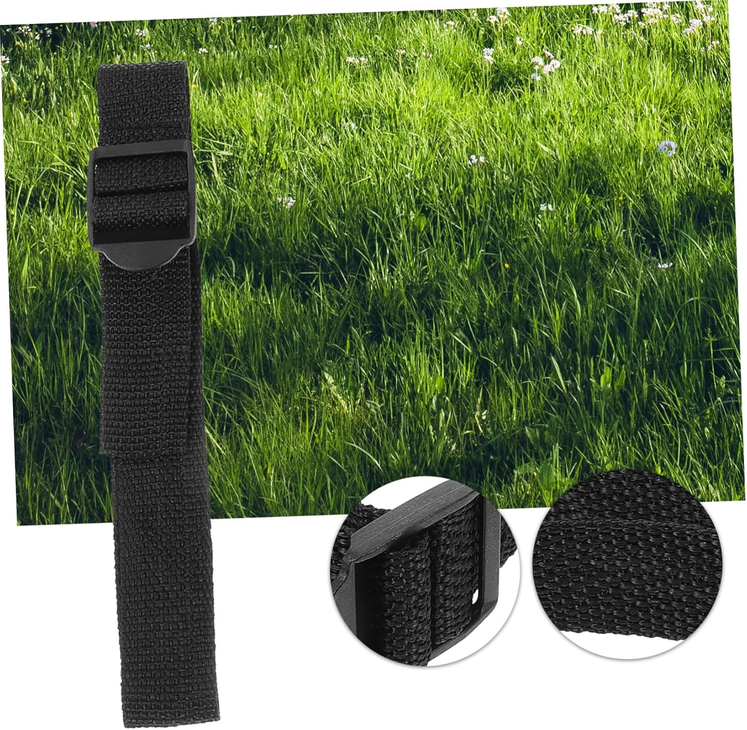 ORFOFE Lawn Aerator Shoes Band of Garden Aerator Shoes Spikes for Gardening High Strength Straps image number 6