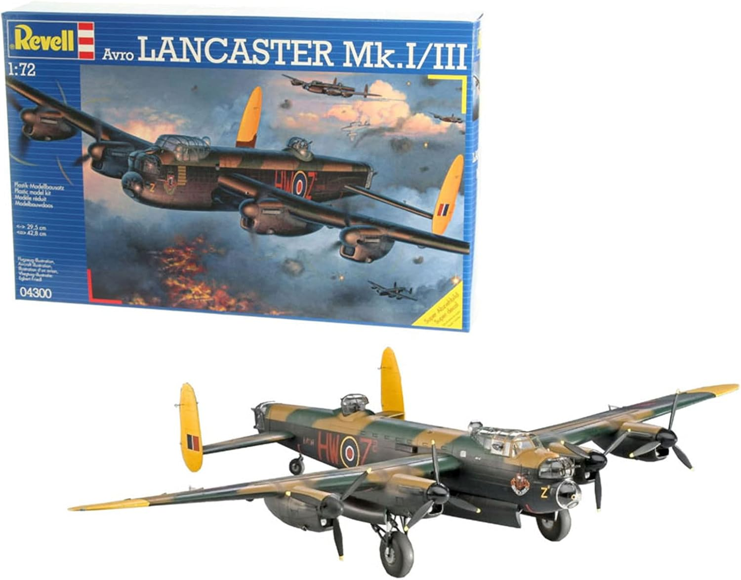 Revell Avro Lancaster MKI/II 1:72 Scale Model Kit -Plastic Model Kit image number 1