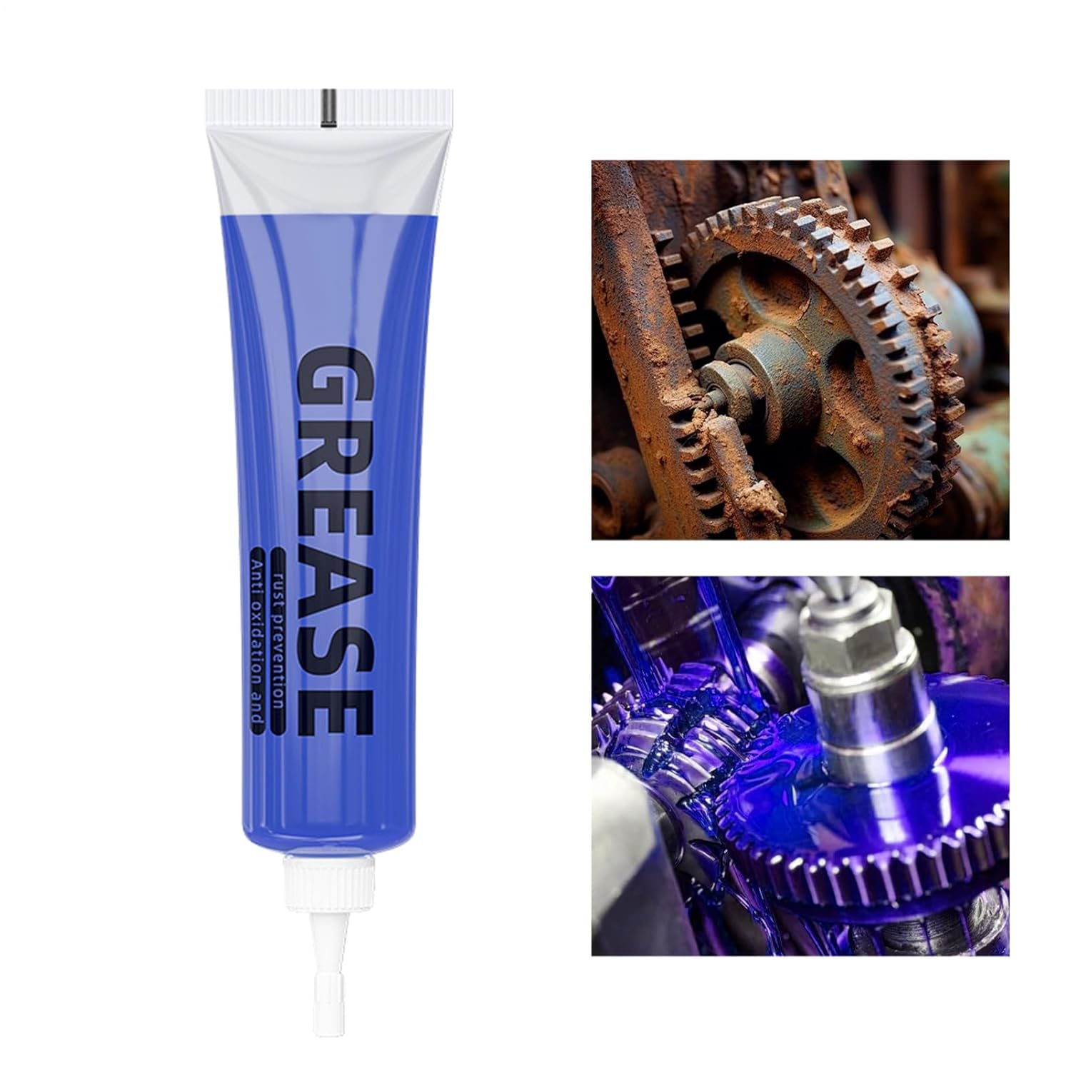 Wheel Bearing Grease | 20G High Temp Industrial Automotive Lithium Lubricant | Portable Heavy Duty Lube Sealant for Industrial Vehicle Farm Agricultural Marine Equipment Rails Garage image number 5