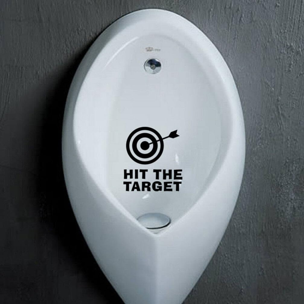 DECHOUS 3Pcs Boys Potty Training Stickers Hit the Target Decals Bathroom Toilet Seat Stickers Aiming Targets Stickers Pee Target for Toilet image number 6