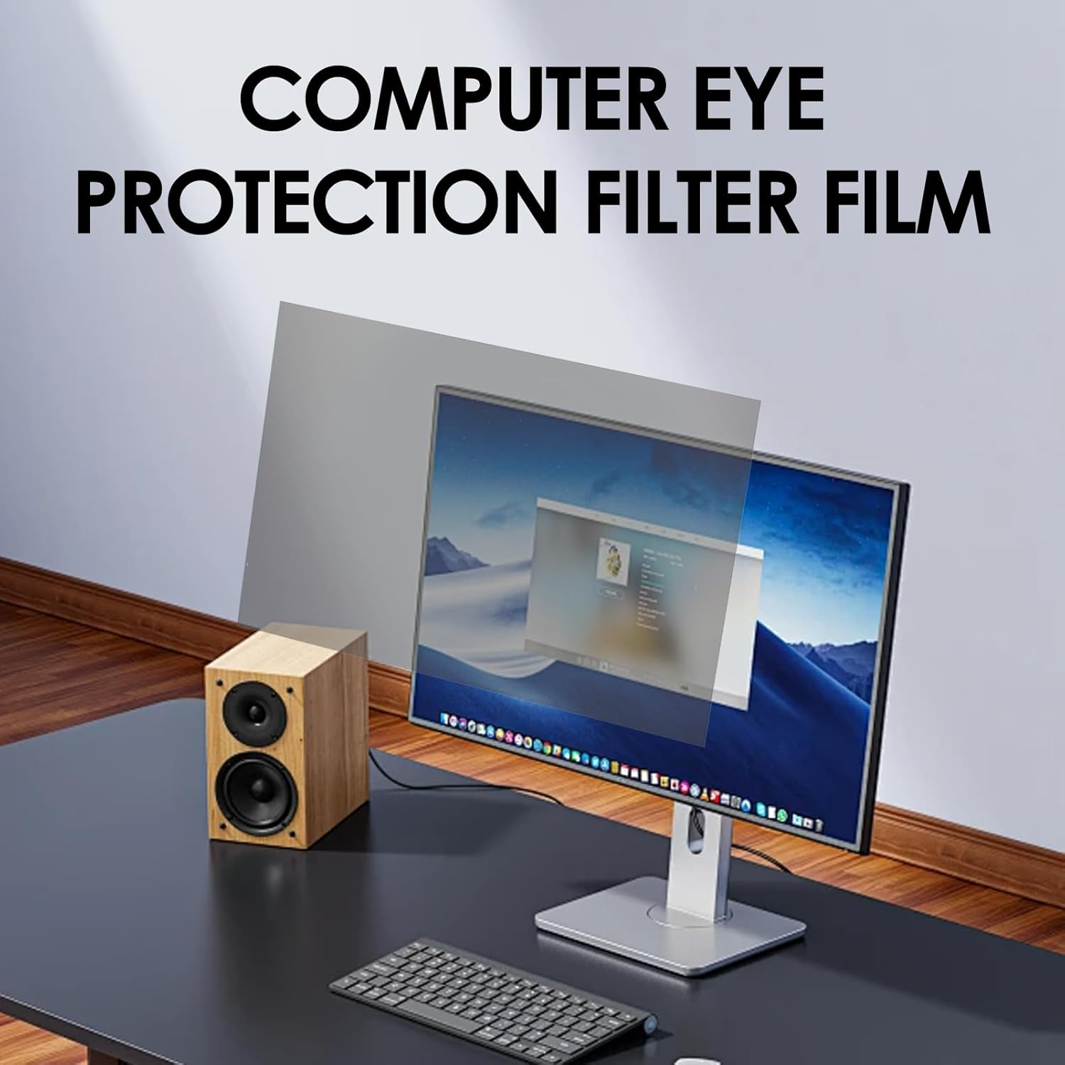 24 Inch Computer Screen Filter for 16:9 Widescreen Monitor, anti Scratches, anti Blue Light anti Glare Screen Protector Film image number 1